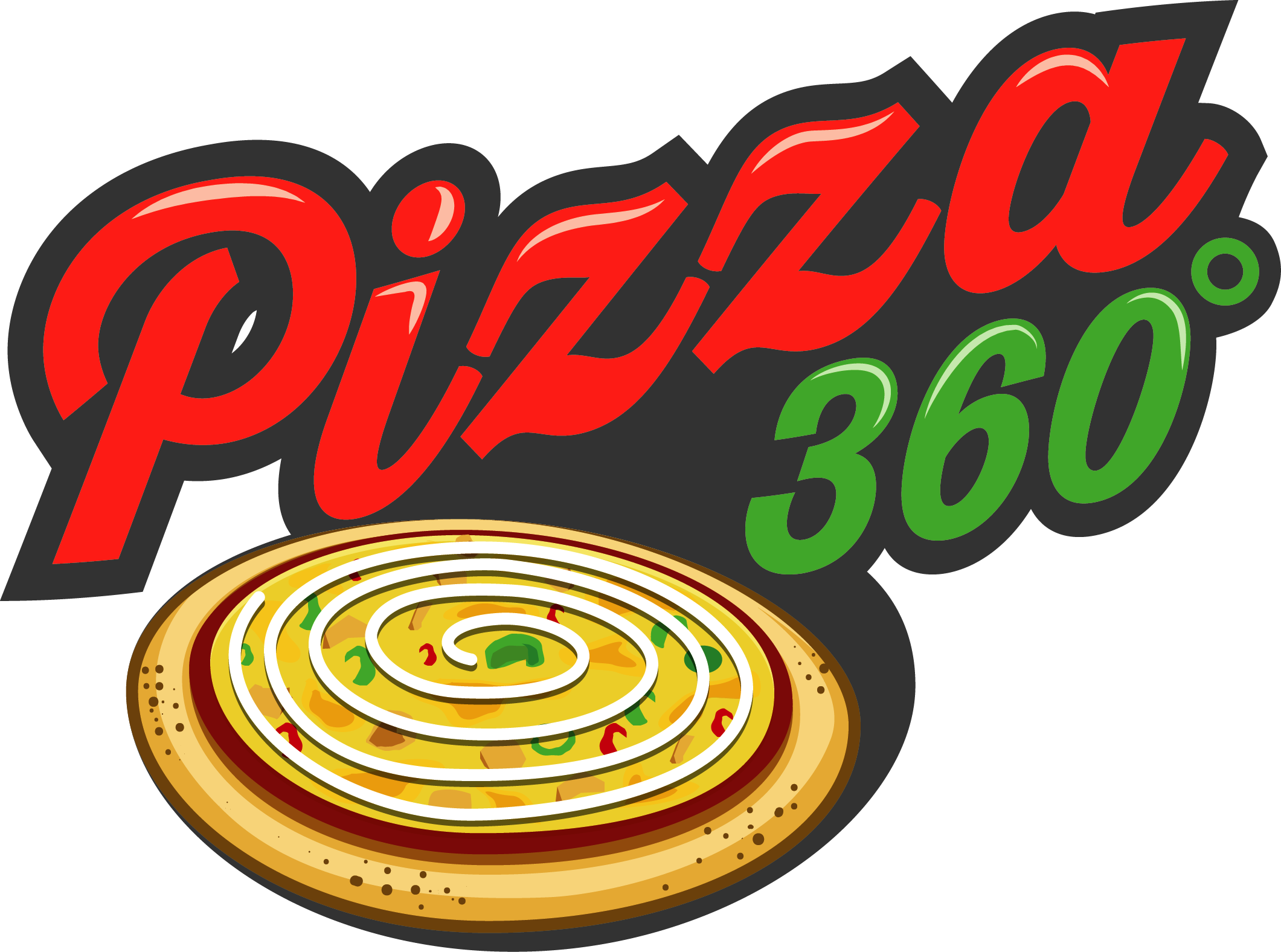 Pizza 360 Degree Green - Pizza 360 (2121x1576), Png Download