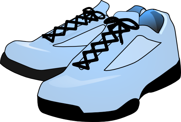 Pair Clipart Kid Shoe - Closed Toed Shoes Clip Art (600x403), Png Download