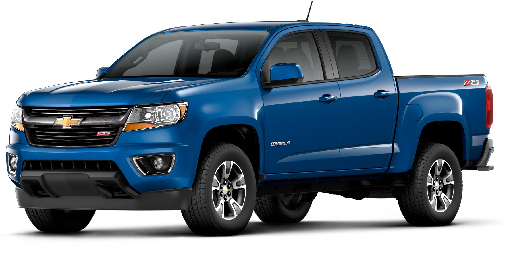 The 2018 Colorado - Blue Chevy Colorado 2017 (1781x986), Png Download