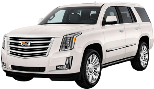White 2019 Cadillac Escalade (500x300), Png Download