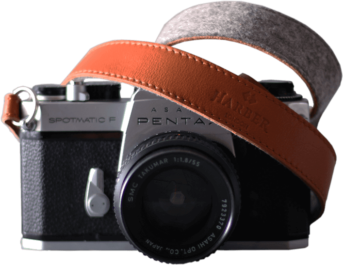 Adjustable Leather & Felt Camera Strap Camera Strap - Strap (1024x1024), Png Download
