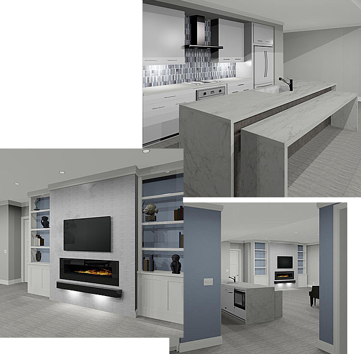 Kitchen - Interior Design (710x696), Png Download