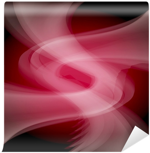 Fotomural Ondas De Color Rojo En El Fondo Oscuro • - Graphic Design (400x400), Png Download