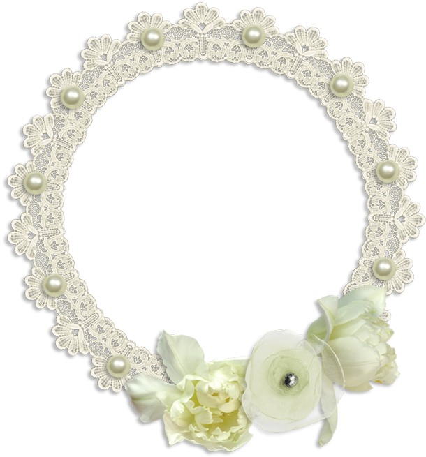 Romantico Floral En Blanco Roto Png - Picture Frame (650x692), Png Download