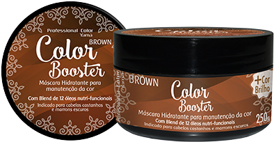Professional Hair Mask Color Booster Brown - Máscaras Hidratantes Com Cor (435x464), Png Download