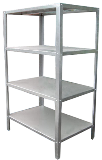 Anaquel De 4 Entrepaños De Acero Inoxidable (600x600), Png Download