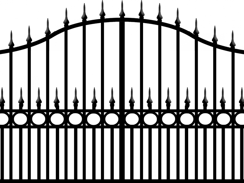 Iron Gates - Royal Castle Of Laken (800x600), Png Download