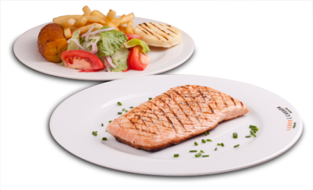 Filete De Pescado Asado A La Parrilla - Roast Beef (451x275), Png Download