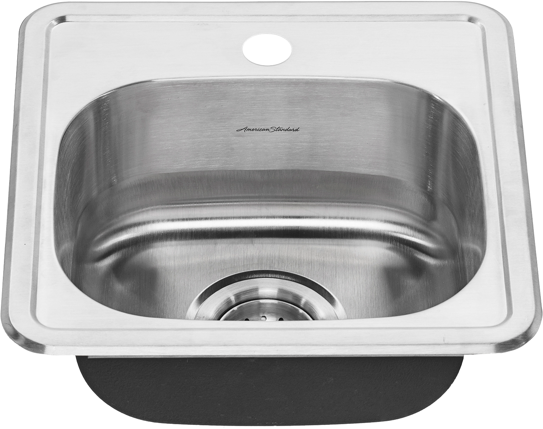 Colony Ada 15x5-inch Stainless Steel Kitchen Sink - American Standard Colony 15" X 15" Single Bowl Drop-in (2000x2000), Png Download