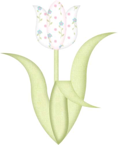 Tulip2 - Clip Art (409x500), Png Download