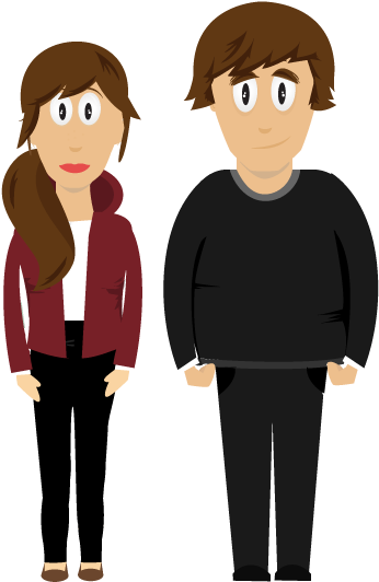 To Find Out How Love For Life Can Contribute To Your - Youth Cartoon (600x586), Png Download