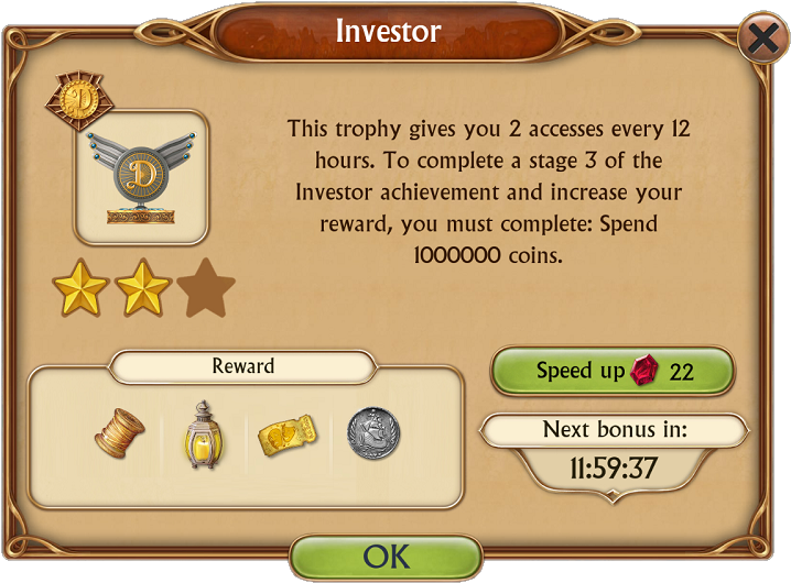 Investor Trophy Special Access Items Reward - Investor (758x556), Png Download