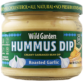 Hummus Dip, Roasted Garlic (500x500), Png Download