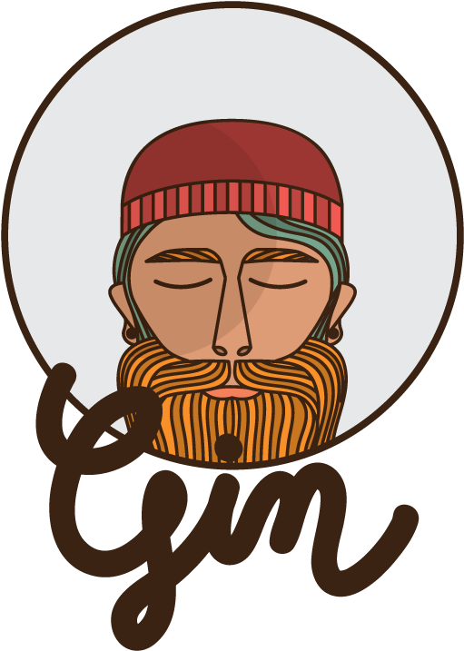 Logo Hipster Logo Ginger Logo Hipster Giinger Ginger - Logo (1270x898), Png Download