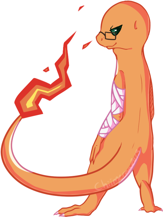 Charmander Community Day Clipart - Hera Clipart (552x737), Png Download