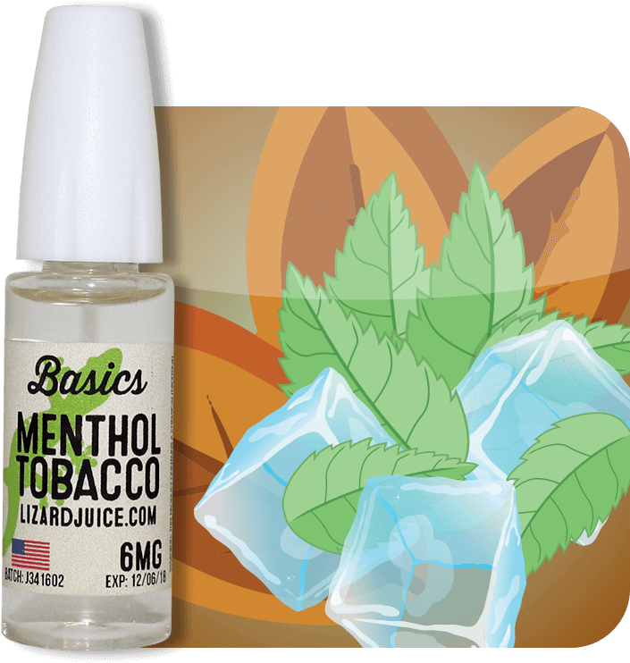 Menthol Tobacco E-liquid From Lizard Juice 15ml Needle - Electronic Cigarette Aerosol And Liquid (800x800), Png Download