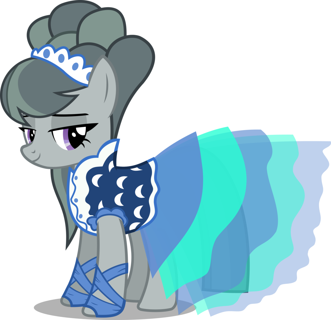 Alternate Hairstyle, Clothes, Dress, Hairband, Lidded - My Little Pony Fluttershy Model (1060x1024), Png Download