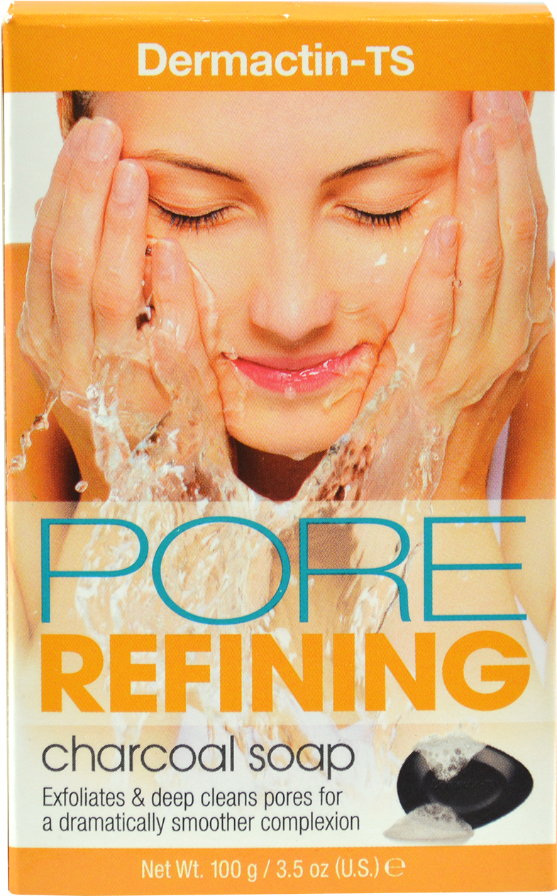 Dermactin-ts Pore Refining Charcoal Soap 100g (1400x1400), Png Download