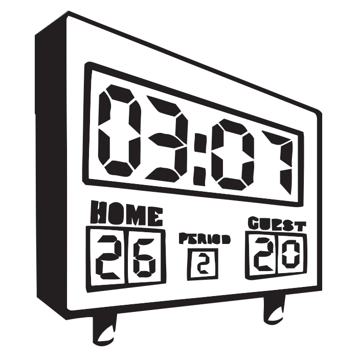 Board Clipart Score ~ Frames ~ Illustrations ~ Hd Images - Football Scoreboard Clipart (700x700), Png Download