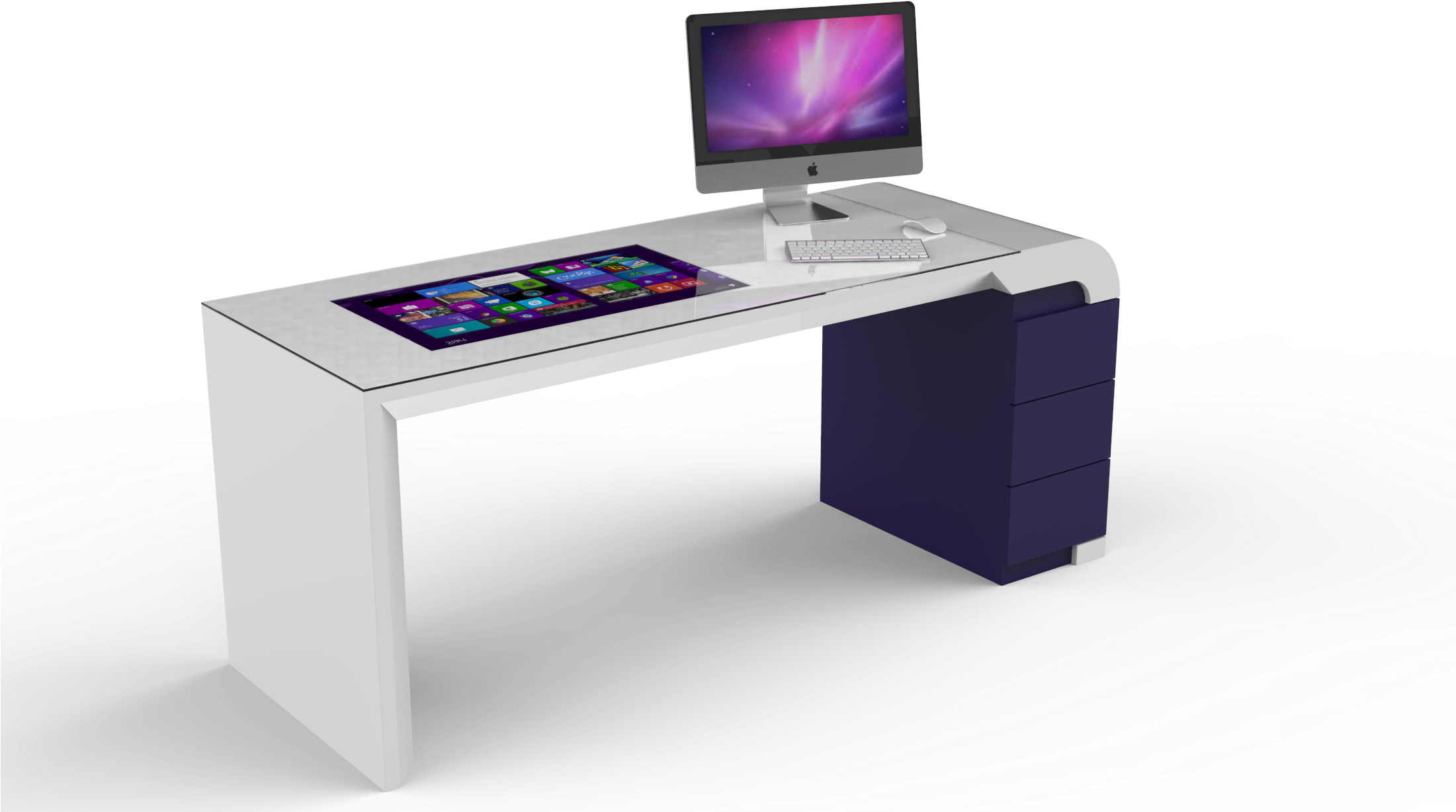 Produto Hbrido Misto De Mobilirio De Escritrio E Produto - Table (2200x1283), Png Download