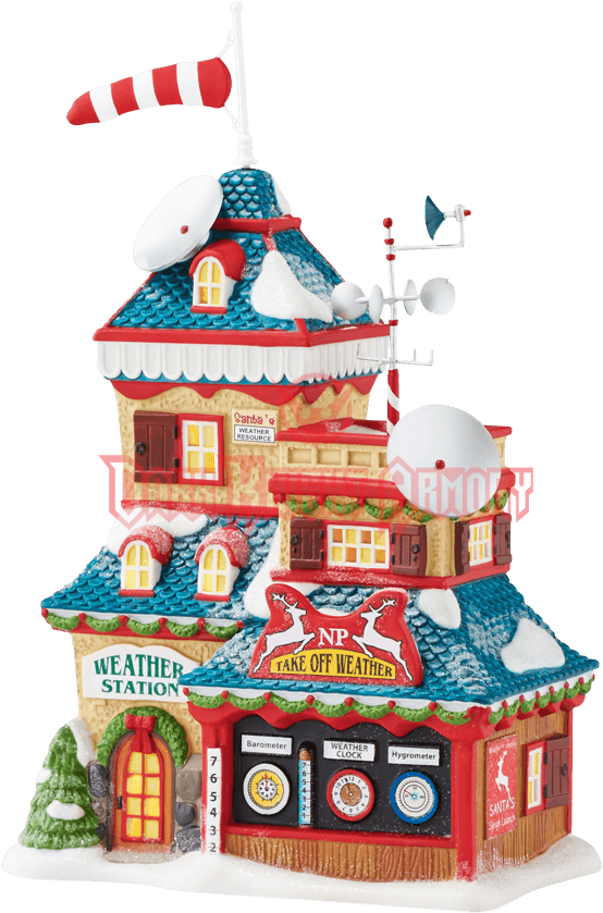 North Pole Weather Station - North Pole Weather Station And Accessory Set - Department (850x850), Png Download