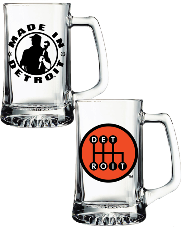 Senior 25oz Glass Stein - 6 Branded Beer Glasses - Sand Blasted Logo - Etched (600x730), Png Download