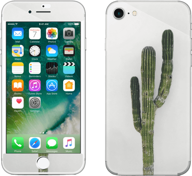 Cactus Mexicano - Apple Iphone 7 256 Gb Silver (800x769), Png Download