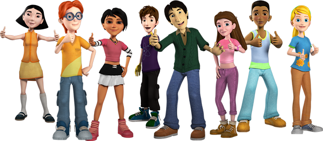 Jovenes Animados Png - Newspaper (642x281), Png Download