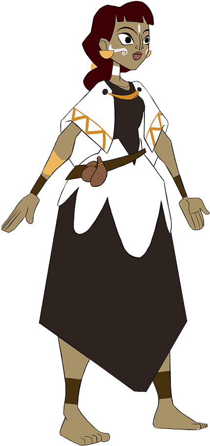 2chamana - Cartoon (458x920), Png Download