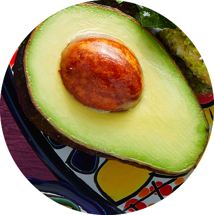 Avocado Food Facts - Avocado (418x419), Png Download