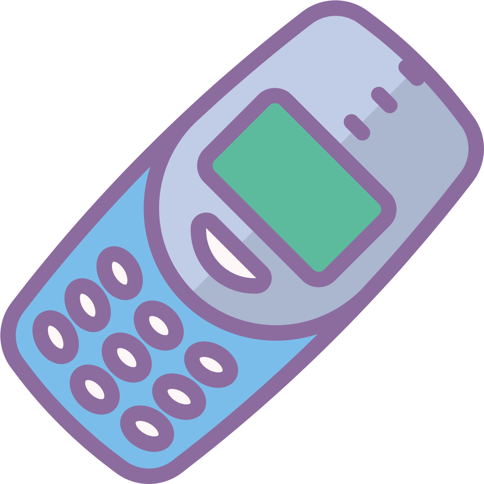 Nokia 3310 Icon - Mobile Phone (1600x1600), Png Download