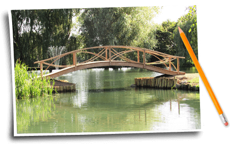Garden Bridges (457x284), Png Download