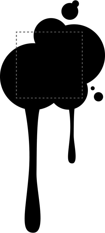 Paint Spot Switch Wall Sticker - Paint Spot (362x800), Png Download