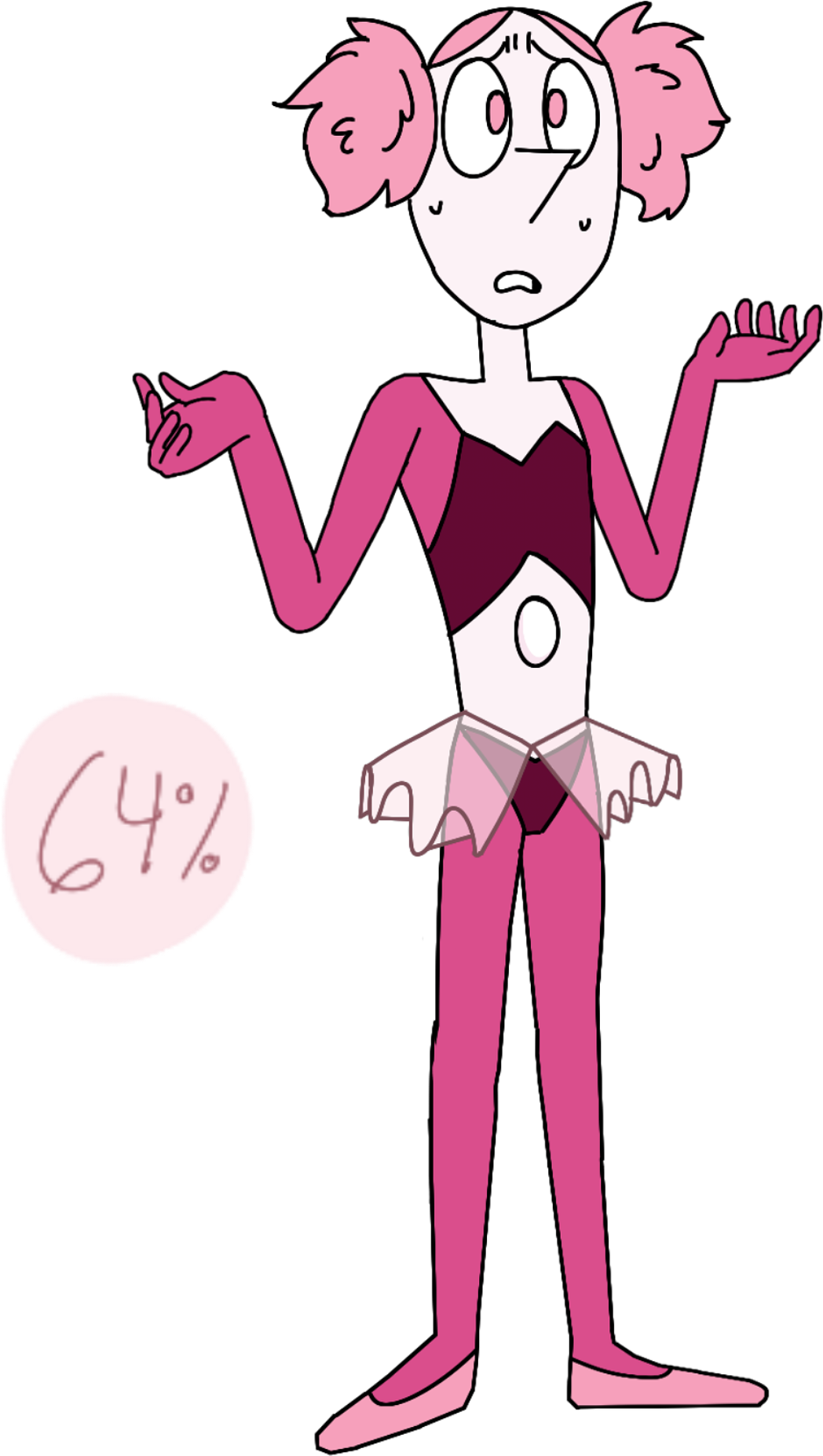 Fanartwhite - Pearl (1813x1920), Png Download