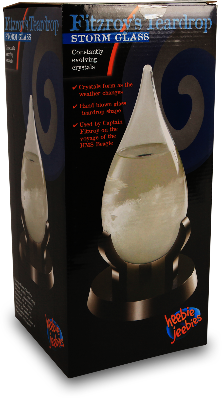 Fitzroy's Teardrop Storm - Fitzroy Storm Glass Teardrop (900x1609), Png Download