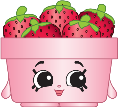 Strawberry Top Ct Art - Shopkins Season 6 Strawberry (576x495), Png Download