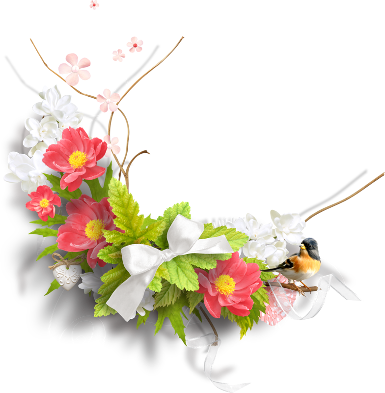 More Like Chinese Png By Cupanda - Flowers Crisp Fresh Modern Fairytale Clipart (784x800), Png Download