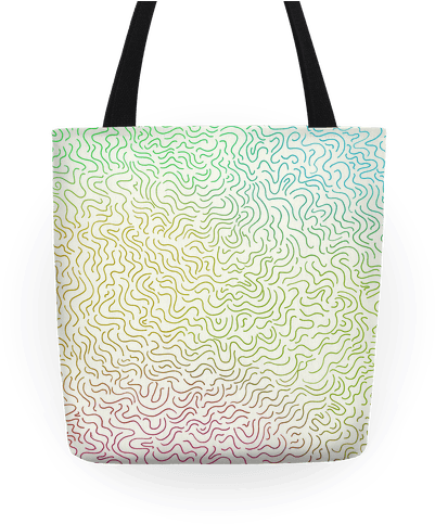 Doodle Lines Pattern Tote - Pattern (484x484), Png Download