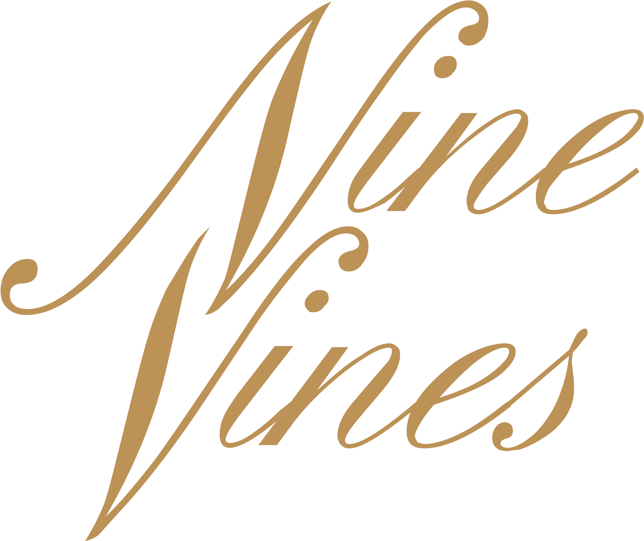Nine Vines Logo Png Transparent - Logo (2400x2400), Png Download
