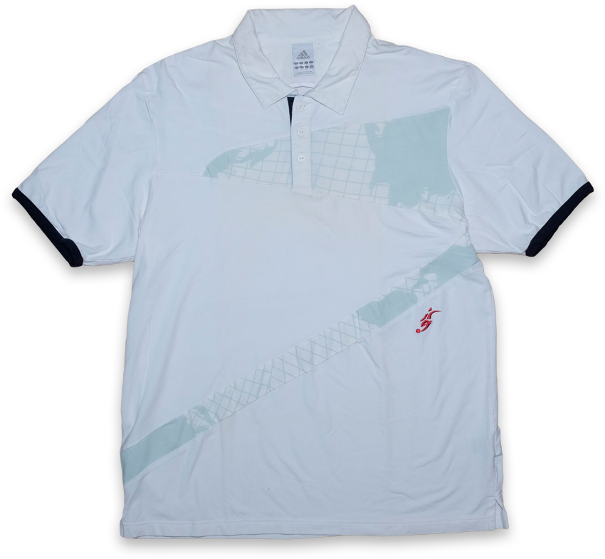 Vintage Adidas David Beckham Polo Shirt - Polo Shirt (900x900), Png Download