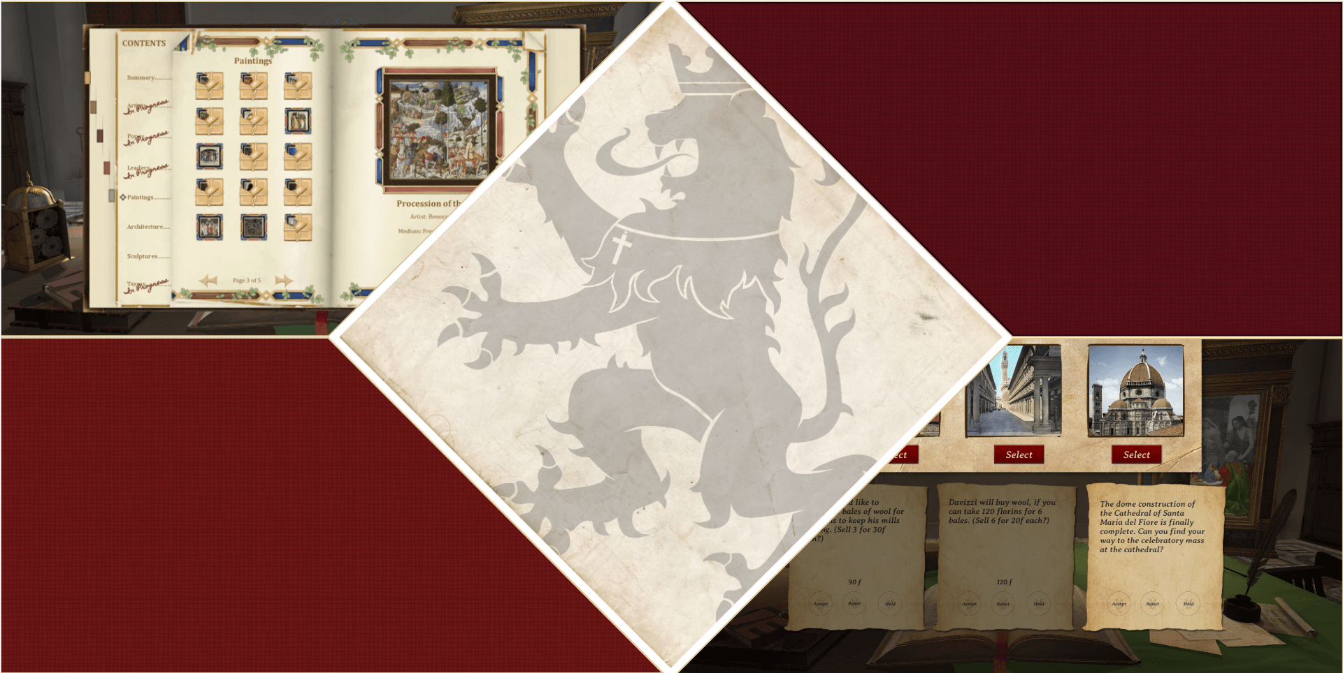 Diamond Center Layou - Procession Of King Caspar (1920x970), Png Download