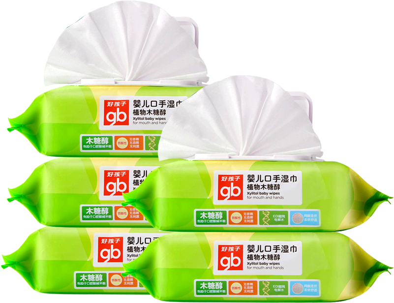Good Boy Baby Wipes Newborn Baby Hand Special Wet Wipes - 好 孩子 (800x800), Png Download