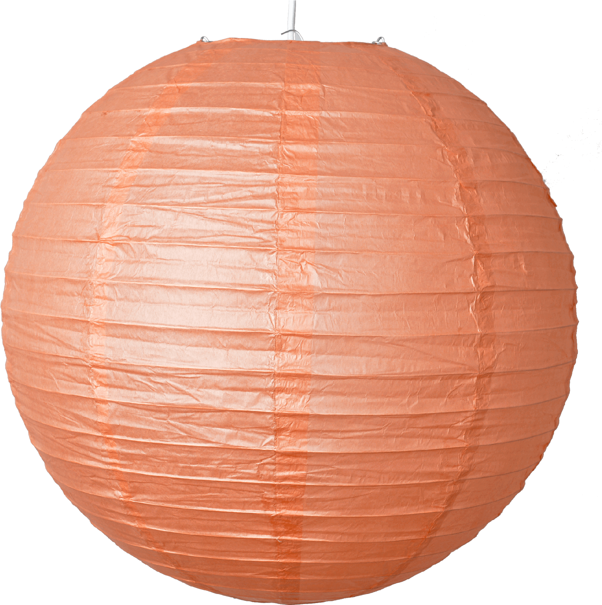 Peach Paper Lantern-04 - Paper Lantern (2000x2000), Png Download