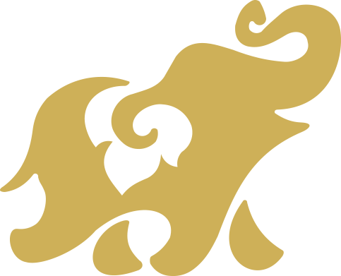 Thai Elephant Logo (483x391), Png Download