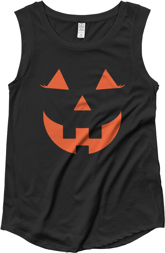 Pumpkin Face Tank Top For Women - Am I Drunk Shirt (1000x1000), Png Download