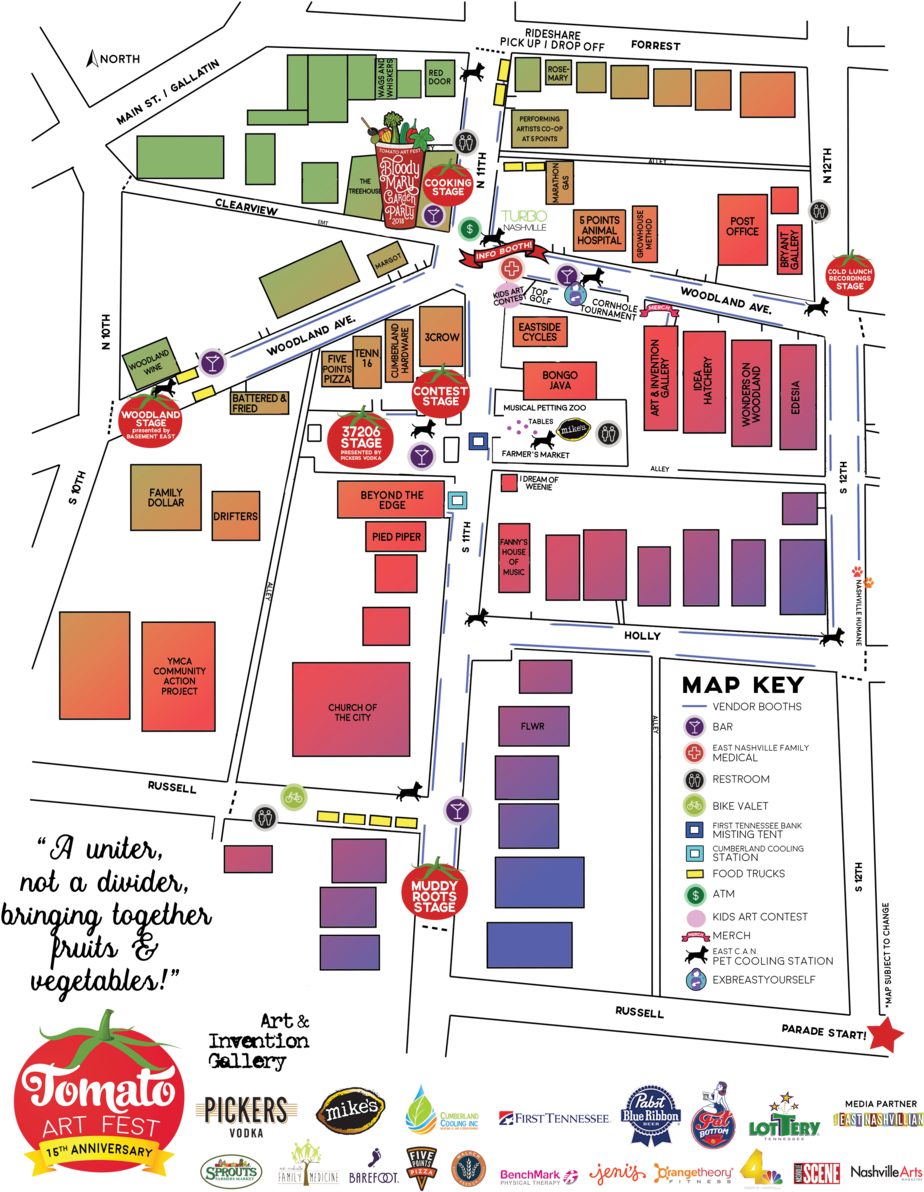 Taf 2018 Map Website With Clear Background - Tomatina Festival Map (1000x1265), Png Download