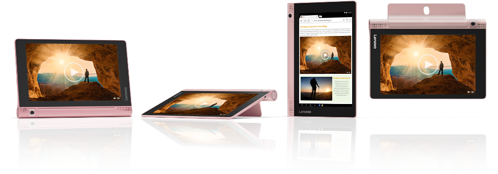 Esta Tableta Ha Sido Diseñada Para Las Personas Fuertes, - Lenovo Yoga Tab 3 Plus - 32 Gb - Black (1080x608), Png Download