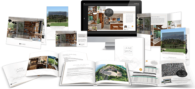 Luxury Real Estate Marketing Png (825x400), Png Download