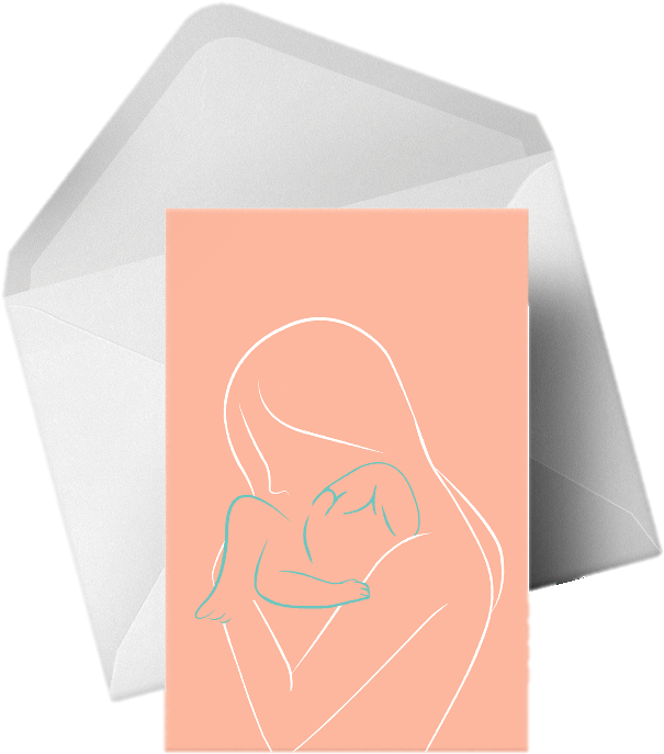 Gift A Hand Heart Or Card - Construction Paper (1380x984), Png Download