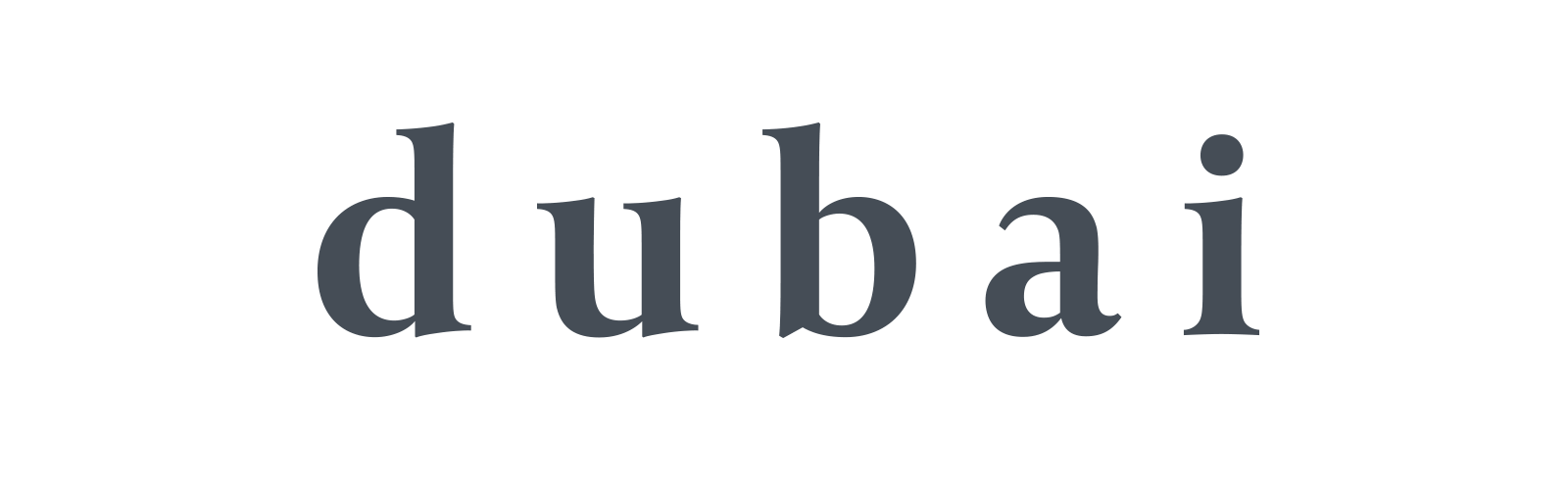Dubai - Dubai Word (1600x496), Png Download